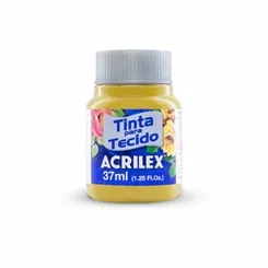 Tinta Tecido Fosca - 37ml - Mostarda - 593 - Acrilex