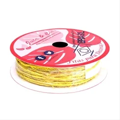 Fio Sisal Simples - 1414-170 Amarelo - 10 Metros - Juta e Cia