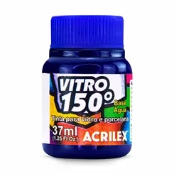 Tinta Vitro 150 - 37ml - Azul Intenso - 578 - Acrilex