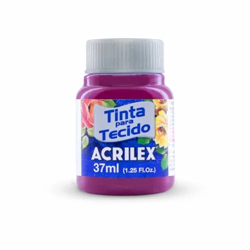 Tinta Tecido Fosca - 37ml - Fuchsia - 804 - Acrilex