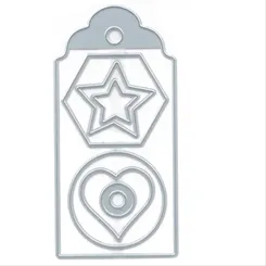 Faca p/ Corte - Média - Formas Diversas - FPC018 - 21806 - Toke e Crie