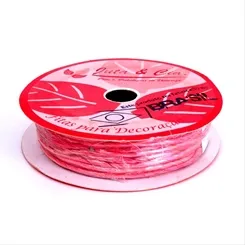 Fio Sisal Simples - 1414-110 Rosa - 10 Metros - Juta e Cia
