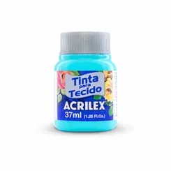 Tinta Tecido Fosca - 37ml - Turquesa - 577 - Acrilex
