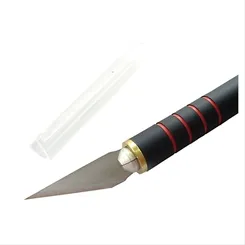 Estilete c/ Cabo Emborrachado - 5 Laminas - 830 - Toke e Crie