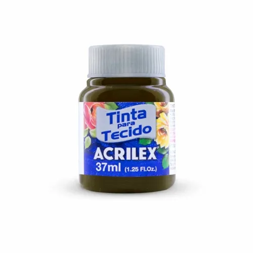 Tinta Tecido Fosca - 37ml - Sépia - 551 - Acrilex