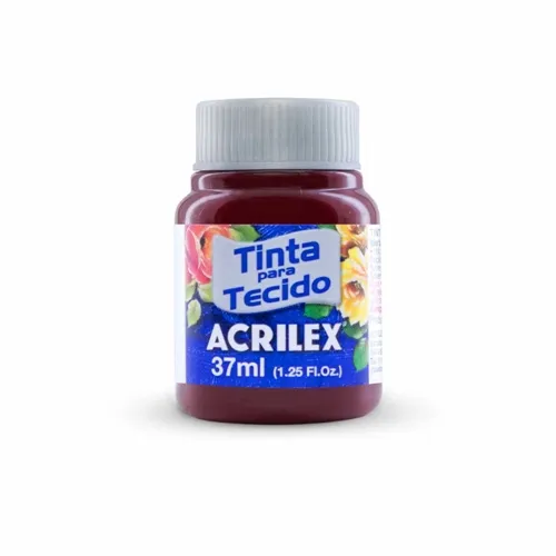 Tinta Tecido Fosca - 37ml - Vinho - 565 - Acrilex
