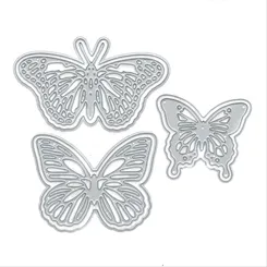 Faca p/ Corte - Grande - Borboletas  - FPC006 - 20910 - Toke e Crie