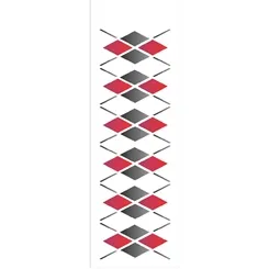 Stencil - 10x30cm - Sueter - OPA1358 - Opa Criando Arte