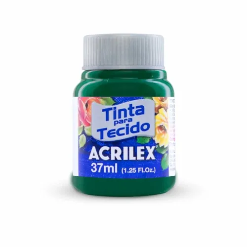 Tinta Tecido Fosca - 37ml - Verde Bandeira - 511 - Acrilex