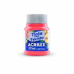 Tinta Tecido Fosca - 37ml - Coral - 586 - Acrilex