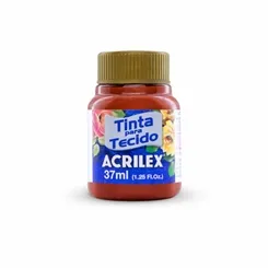 Tinta Tecido Metalica - 37ml - Cobre - 534 - Acrilex