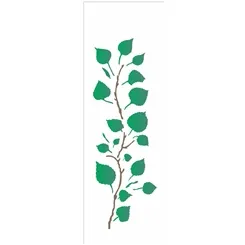 Stencil - 10x30cm - Galhos c/ Folgas - OPA738 - Opa Criando Arte