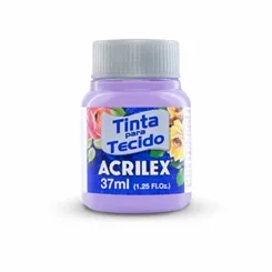 Tinta Tecido Fosca - 37ml - Lilás - 528 - Acrilex