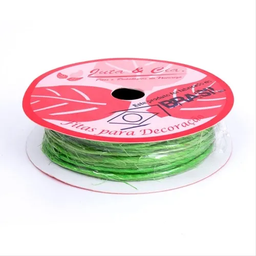 Fio Sisal Simples - 1414-220 Verde Claro - 10 Metros - Juta e Cia