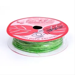 Fio Sisal Simples - 1414-220 Verde Claro - 10 Metros - Juta e Cia