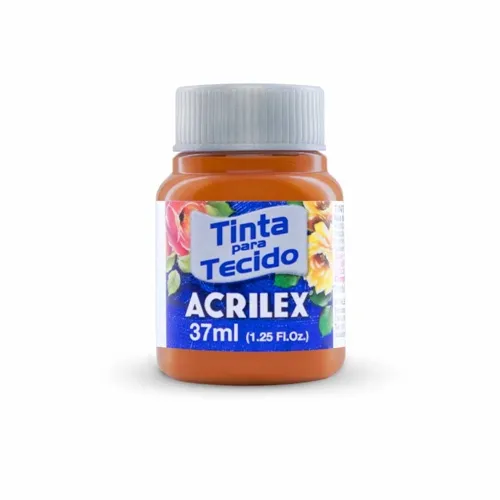 Tinta Tecido Fosca - 37ml - Tijolo - 643 - Acrilex