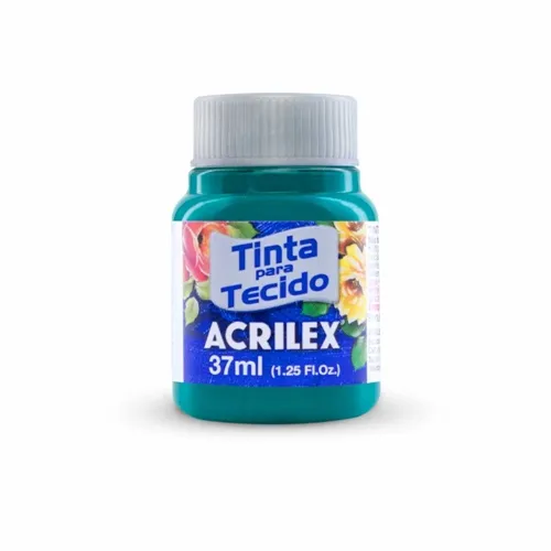 Tinta Tecido Fosca - 37ml - Acqua Marina - 803 - Acrilex