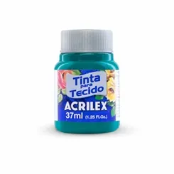 Tinta Tecido Fosca - 37ml - Acqua Marina - 803 - Acrilex