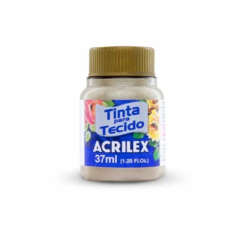 Tinta Tecido Metálica - 37ml - Marfim - 529 - Acrilex