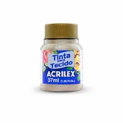 Tinta Tecido Metálica - 37ml - Marfim - 529 - Acrilex
