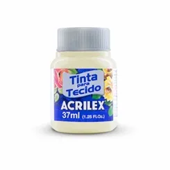 Tinta Tecido Fosca - 37ml - Marfim - 529 - Acrilex