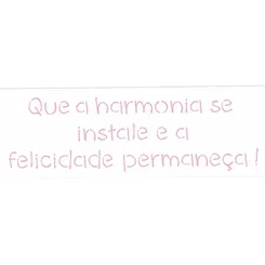 Stencil - 10x30cm - Frase Harmonia se Instale - OPA2429 - Opa Criando Arte
