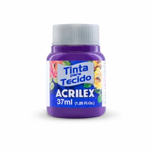 Tinta Tecido Fosca - 37ml - Violeta Cobalto - 540 - Acrilex