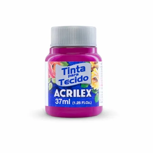 Tinta Tecido Fosca - 37ml - Magenta - 549 - Acrilex