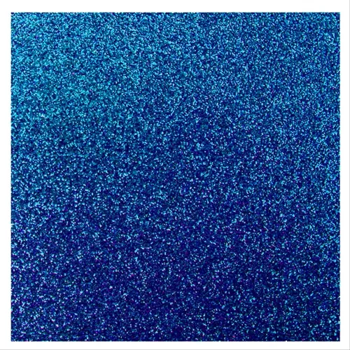 Folha de EVA Glitter - 40x60cm - Azul Escuro - Make+