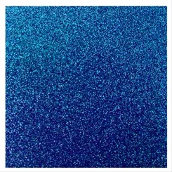 Folha de EVA Glitter - 40x60cm - Azul Escuro - Make+