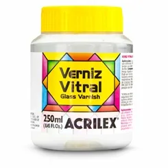 Verniz Vitral - 250ml - Incolor - 500 - Acrilex