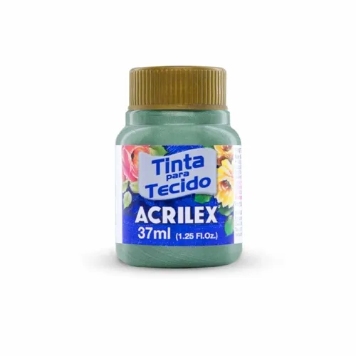 Tinta Tecido Metálica - 37ml - Citrico - 848 - Acrilex