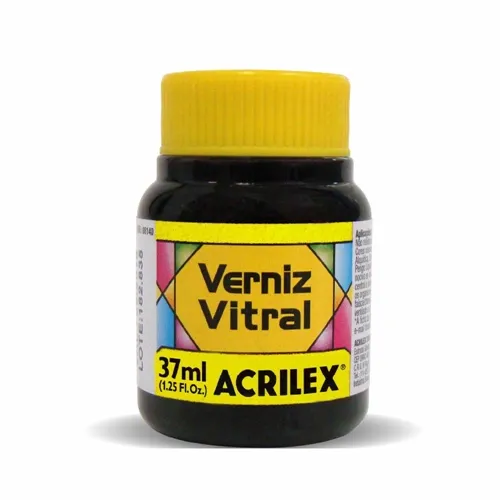 Verniz Vitral - 37ml - Amarelo Ouro - 505 - Acrilex