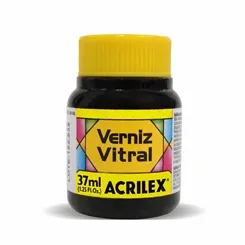 Verniz Vitral - 37ml - Amarelo Ouro - 505 - Acrilex