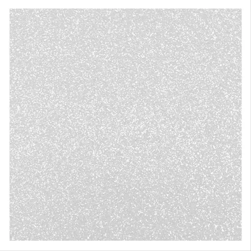 Folha de EVA Glitter - 40x60cm - Branco  - Make+
