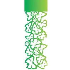 Stencil - 10x30cm - Negativo Borboletas - OPA720 - Opa Criando Arte