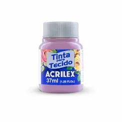 Tinta Tecido Fosca - 37ml - Flor de Malva - 638 - Acrilex