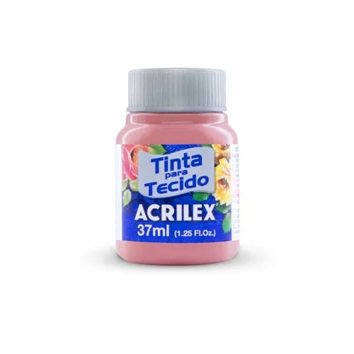 Tinta Tecido Fosca - 37ml - Rose - 988 - Acrilex