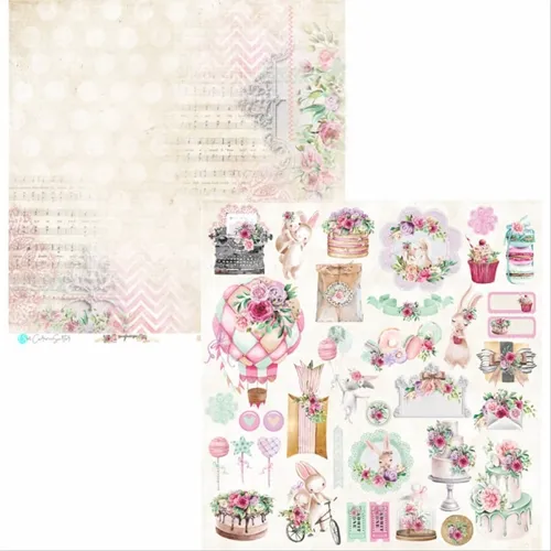 FOLHA PARA SCRAPBOOK - SURPRISE - SUR02- CARINA SA