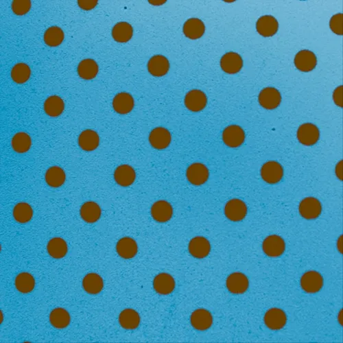 Folha de EVA Poa - 40x60cm - Azul e Marrom - Make+