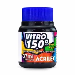 Tinta Vitro 150 - 37ml - Preto - 520 - Acrilex