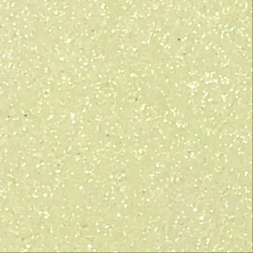 Folha de EVA Glitter - 40x60cm - Pastel - Amarelo Baunilha - Make+