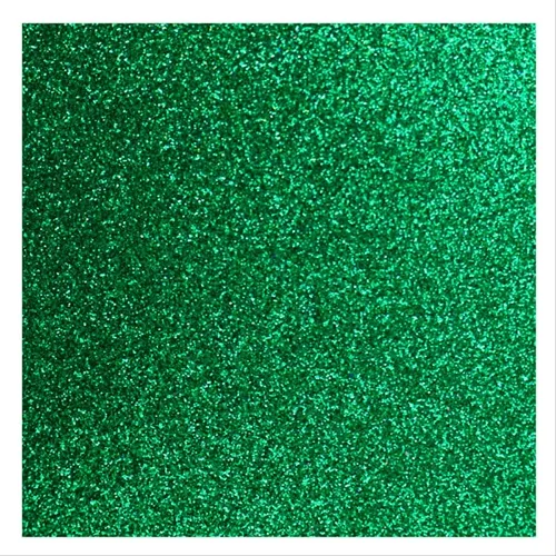 Folha de EVA Glitter - 40x60cm - Verde - Make+