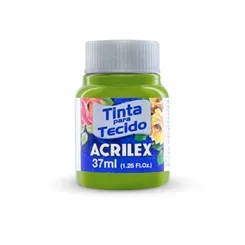Tinta Tecido Fosca - 37ml - Verde Maça - 802 - Acrilex